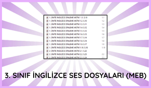 İlkokul İngilizce