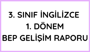 İlkokul İngilizce